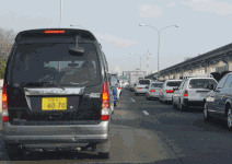 高速道路　渋滞　急ぎ