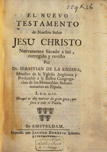 New Testament Sebastian Enzinas 1708
