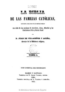1885 Torres Amat Bible title page online pdf