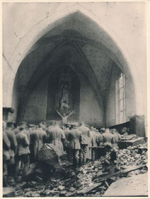 Dieses Fotodokument aus dem Wehrgeschichtlichen Museum in Rastatt gehört zu den Exponaten der Ausstellung „Verbündete im Himmel“, die vom 5. Mai bis zum 14. Juni 2015 im Römermuseum Osterburken zu sehen ist