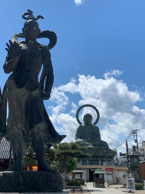 The Takaoka Great Buddha in Toyama Prefecture, one of Japan’s three great Buddha statues, located in a quiet local temple setting away from major tourist crowds