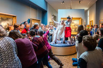 Nuit des musées 2017, Les clowns au musée. ©Mathieu Le Gall