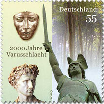 Briefmarke von 2009 zum 2.000. Jahrestag