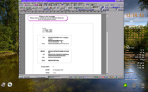 PC/GEOS Office Assistant template business fax