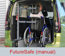 FutureSafe is a manual head and backrest for wheelchair users