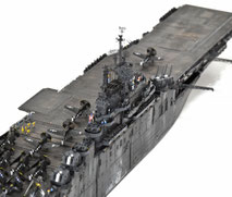 1/700 米海軍 航空母艦【エセックス / CV-9】（坊ノ岬沖海戦時 1945年4月頃) ◆模型製作工房 聖蹟 