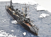 1/700 日本海軍 軽巡洋艦 【多摩】(北方迷彩仕様 1942年1月中旬～5月中旬頃）◆模型製作工房 聖蹟
