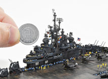 1/700 米海軍 航空母艦【エセックス / CV-9】（坊ノ岬沖海戦時 1945年4月頃) ◆模型製作工房 聖蹟 