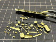 1/700 日本海軍 軽巡洋艦 【多摩】(北方迷彩仕様 1942年1月中旬～5月中旬頃）シェルター甲板製作中◆模型製作工房 聖蹟