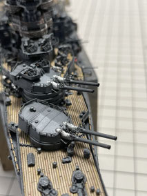 1/700 日本海軍 高速戦艦 『金剛』 1944 サマール沖海戦時 砲口煤表現 2021073 ◆模型製作工房 聖蹟