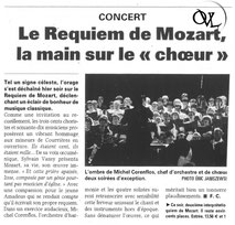 Lens orchestre à vents harmonie municipale concert article de presse journal