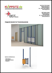 Datenblatt Klappsitz