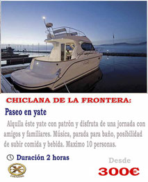 paseo en yate Chiclana