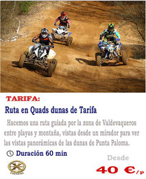 Ruta en quads en Tarifa