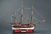 40-30 HMS Fly |  Period:  1776 Scale:  1/64 |  Victory Models | Takeo Ogawa 