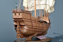   40-52 Santa Maria |  Period:  1492 Scale:  1/48 | Scratch built | Kiyoshi Takanarita 