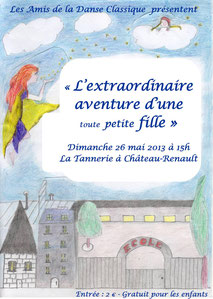 affiche gala danse Château-Renault 2013