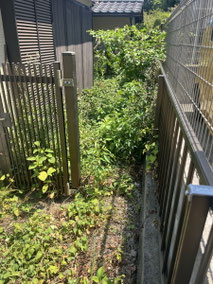 八王子市で除草する植木屋「纏造園」