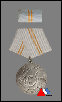 Vorderseite GLATT! Medaille "Waffenbruderschaft" Silber Ausführung bis 1985!!!