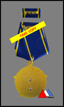 Ruckseite: Scharnhorst Orden Farbe nicht OK Befestigung mit 2 NIETEN! (auch mit ein NIET in Umlauf!!!).