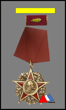 Vorderseite "Karl Marx Orden 4e variant" 1982-1989  Gold (333).