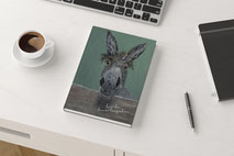 Esel Porträt Notizbuch Kunstdruck Malerei Kunst Tierart