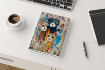 Giraffe Porträt Becher Kaffeebecher Kunstdruck Malerei Kunst Tierart