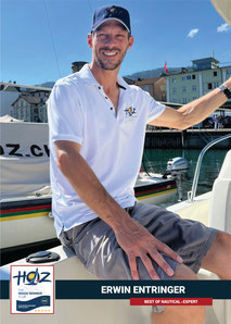 Erwin Entringer – Nautical Expert bei HOZ, erfahrener Skipper und Instruktor für praktische Motorboot- und Segeltörns in der Schweiz