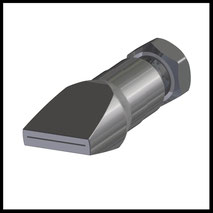 Flachdüse Schlitz 18x0,4mm  gerader Strahl  (1-DU-SL-25-GS-0.4)