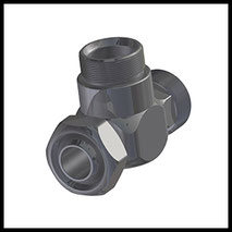 T-piece for ring and nozzle (1-WV-R-2K)