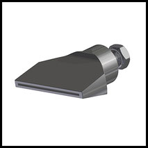 Flachdüse Schlitz 58x1,0mm  gerader Strahl  (1-DU-SL-65-GS-1.0)
