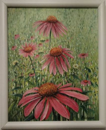 Sonnenhut 40x50 Acryl