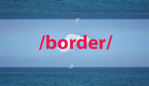 ADG 2019 photocontest theme Border
