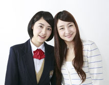 女子中学生とお母さん