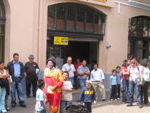 Ein Clown in San José Centro
