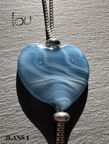 Collana Cuore Lou Jeans atelier Occhio di Vetro
