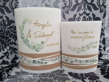 Kerze, Hochzeit, Hochzeitskerze, Gedenkkerze zur Hochzeit, besondere Hochzeitskerze, Hochzeitskerze und Gedenkkerze für Verstorbene, 
