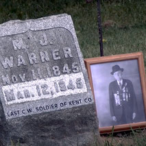 Ceremony for Martin Warner, Last Civil War Veteran of Kent County at Winegar Cemetery, Byron Center, MI - July 16, 2022