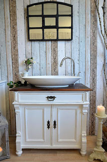 Massivholz-Badmöbel - Land & Liebe Badmöbel Landhaus