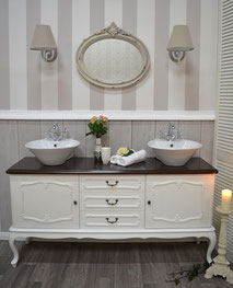 Nostalgische Waschtische - Land & Liebe Badmöbel Landhaus