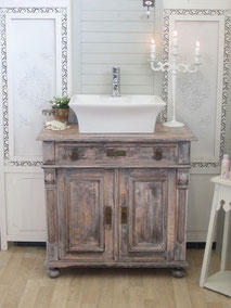 Shabby-Chic Waschtische - Land & Liebe Badmöbel Landhaus Shabby-Chic Waschtische - Land & Liebe Badmöbel Landhaus