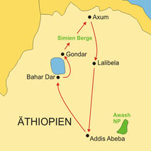 Äthiopien - Rundreise ab/bis Addis Abeba