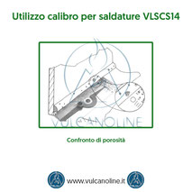 Calibro per saldature - Confronto di porosità