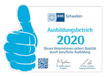 Die Roos GmbH - Ausbildungsbetrieb des Jahres 2020 IHK Schwaben