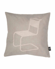 Cushion Cover with Print of Thonet Chair S33 designed by Mart Stam