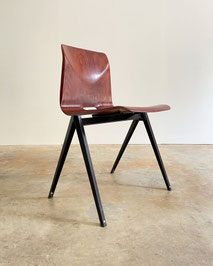 Vitra Eames Plastic Arm Chair DAR Yellow Seatshell and Black Metal Wire Eiffeltower Frame