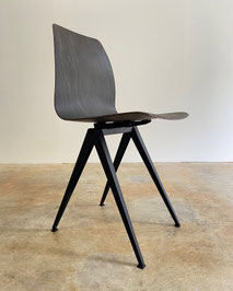 Vitra Eames Plastic Arm Chair DAR Yellow Seatshell and Black Metal Wire Eiffeltower Frame