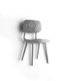 Stainless Steel Brooch of Ahrend Revolt Chair designed by Friso Kramer