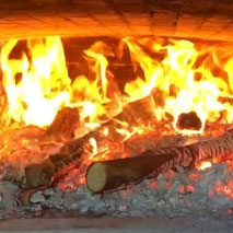 Blick in den Backofen