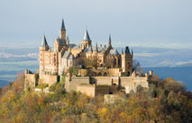 Burg Hohenzollern - in der Nähe der 5-Sterne-Ferienwohnungen im Alb Appartement auf der schwäbischen Alb